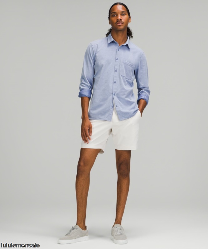 Lululemon Verkauf DELULU611 | Harbour Blue Commission Langarmshirt